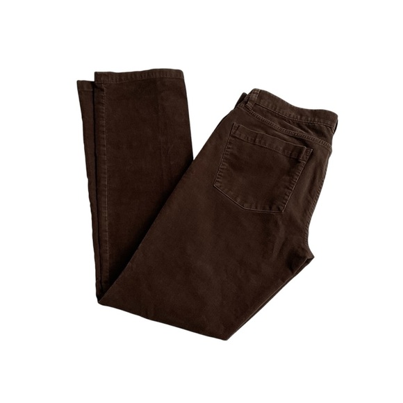 J Crew Corduroy Pants 30R Brown Matchstick Classic Low Rise Straight Leg Y2K Vtg - Picture 1 of 11